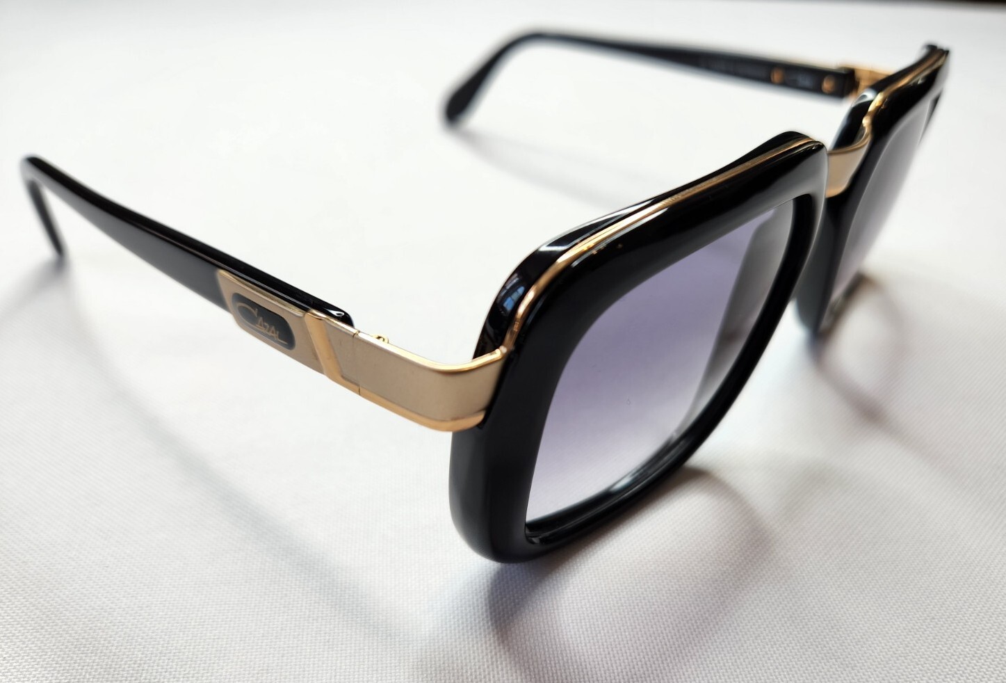 CAZAL LEGENDS MOD. 616/3 COL. 001 BLACK GOLD SUNGLASSES MADE IN GERMANY