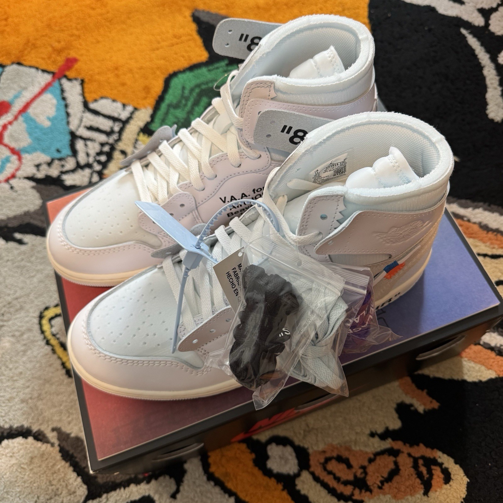 Jordan 1 Retro High Virgil Abloh Archive Alaska Size 11 Deadstock READY TO SHIP!