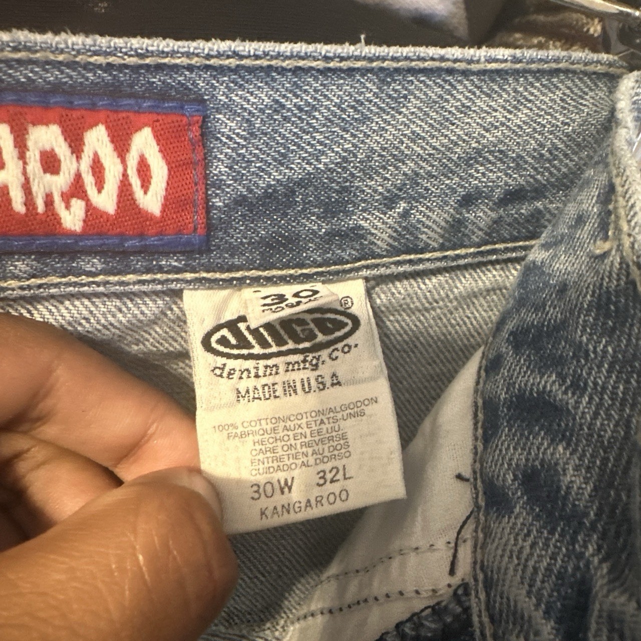 Original 90s Jnco Kangaroo Men’s Light Wash Jeans