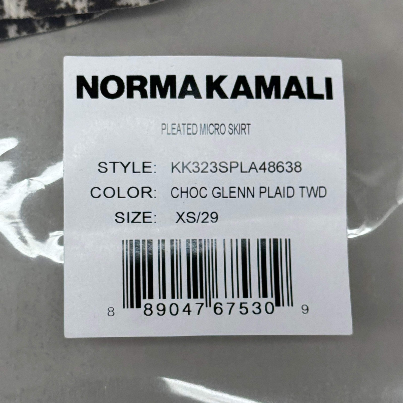 NORMA KAMALI Silky Jersey Pleated Micro Skirt Unlined Women’s Sz S/32 Chocolate