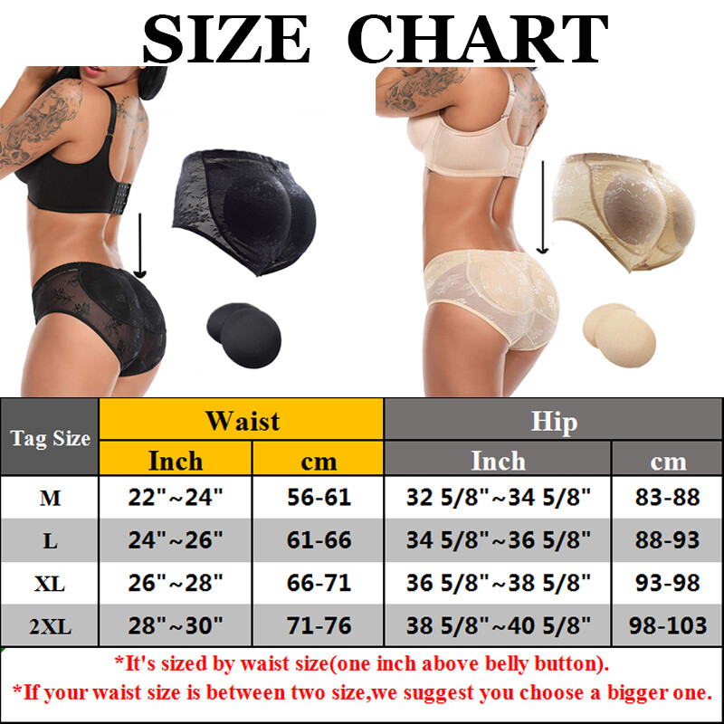 Women Butt Boosting Padded Panties Body Shaper Hip Enhancer Shapewear Underwear