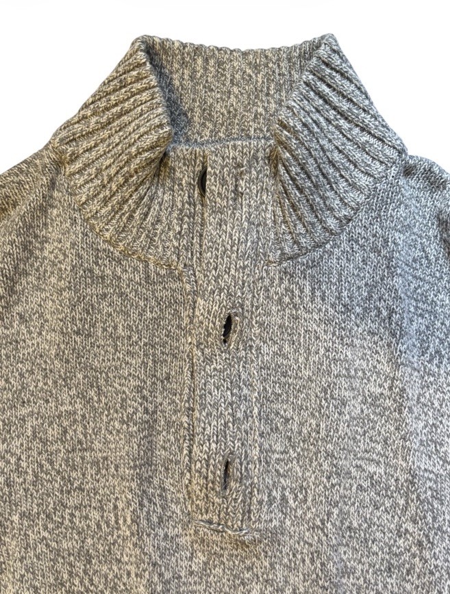 Urban Pipeline Zip Up Button Up Sweater Men’s Size Medium Gray Long Sleeve