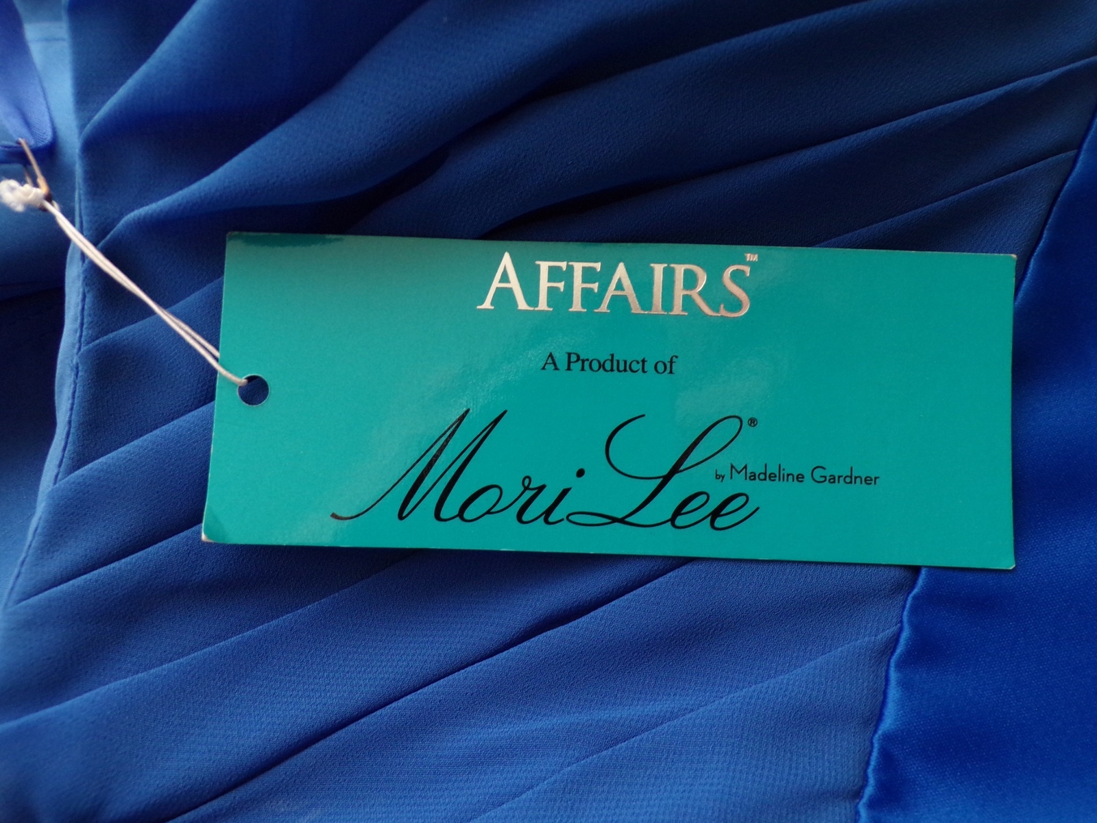Mori Lee By Madeline Gardner Blue Strapless Dress Size 20 Bridesmaid Prom NWT