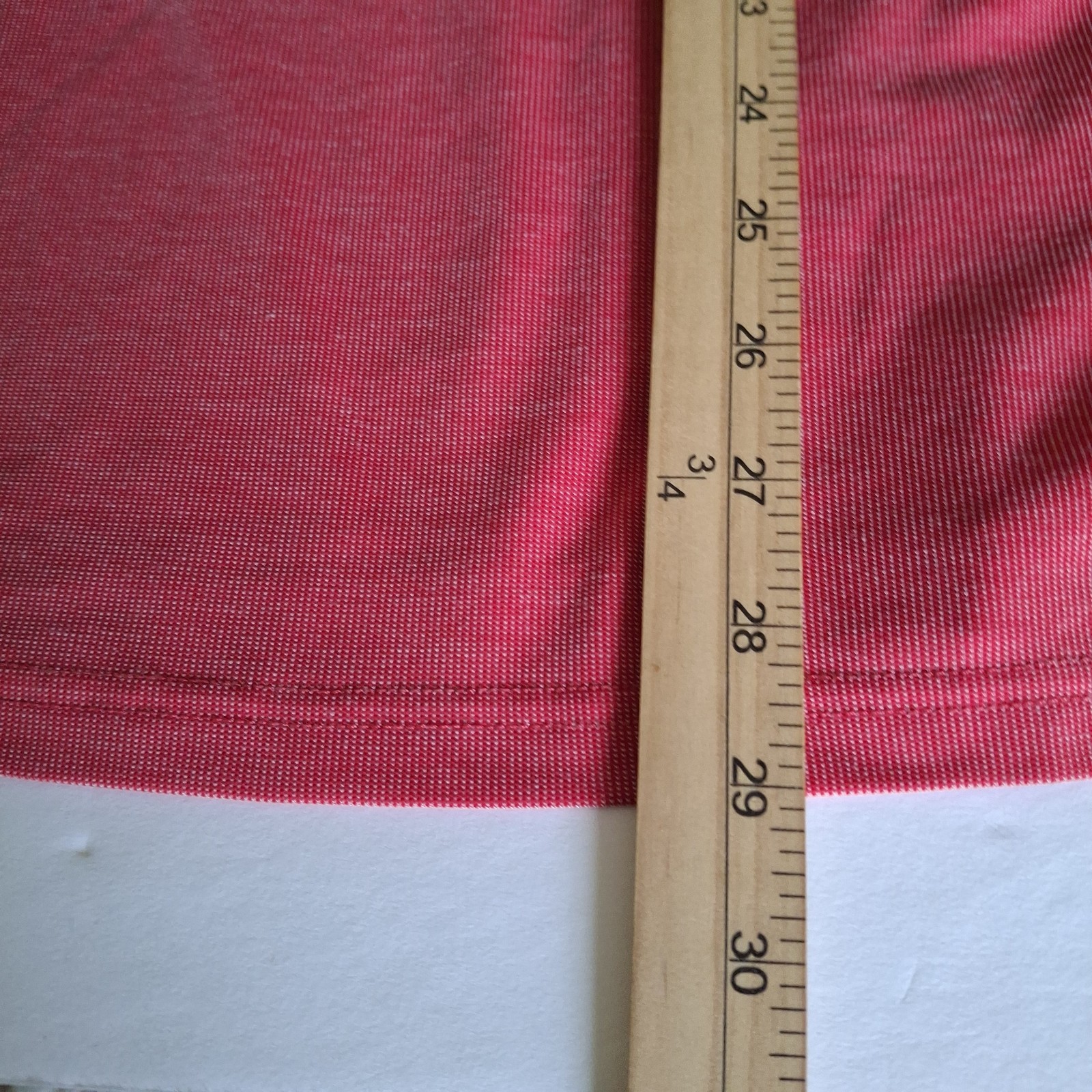 Rhone Delta Pique Polo Mens Large L Red Heather Cooling Breathable Golf Shirt