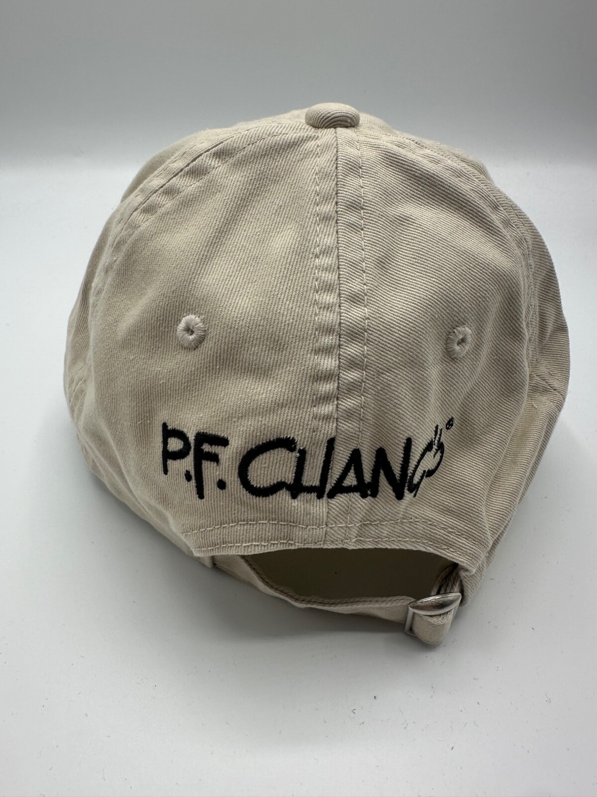 P.F. Chang’s Logo Beige Mens Adult Baseball Cap Hat One Size