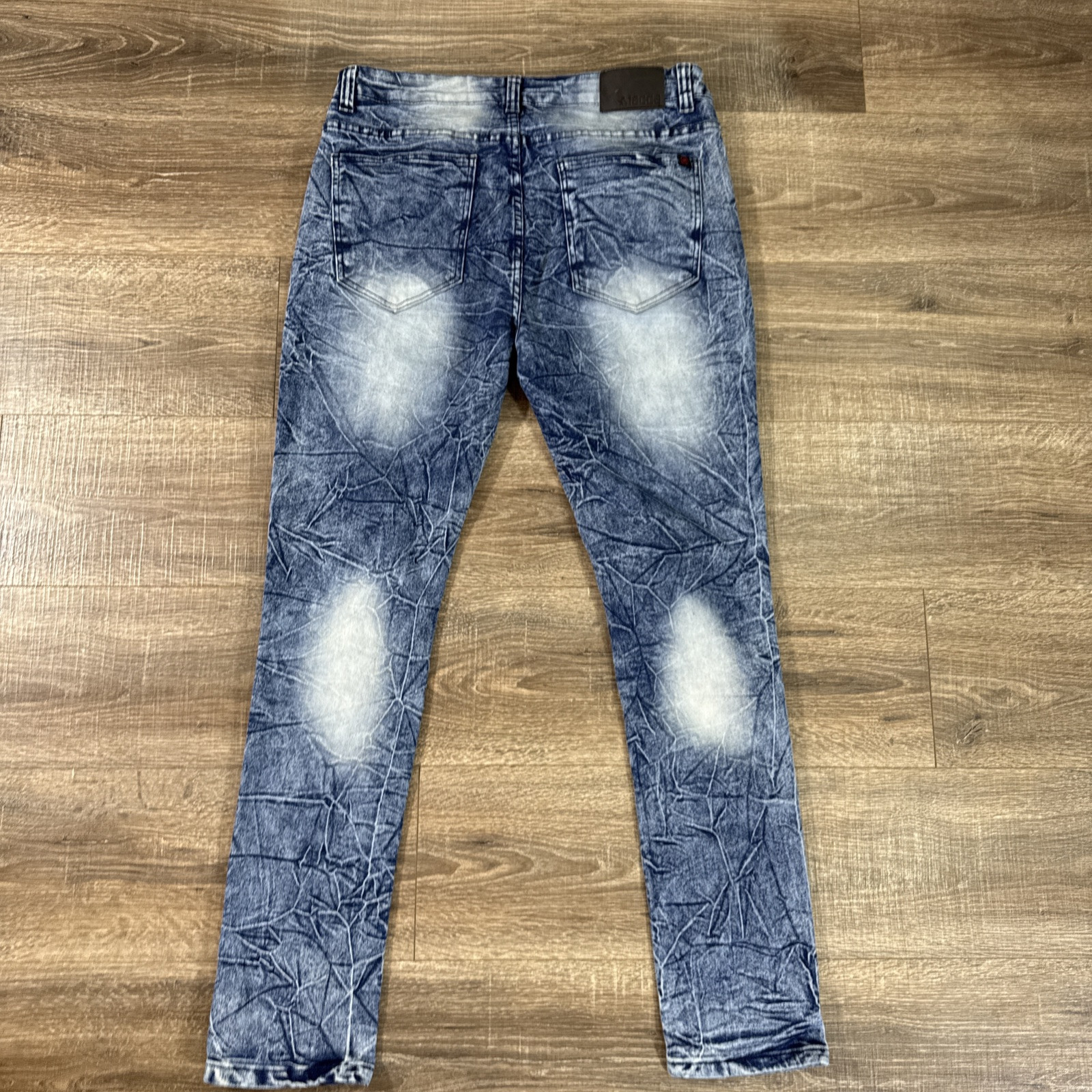 Vintage mecca Mens Jeans 36X32 Denim Hip Hop Streetwear Distress Y2K Grunge 90s