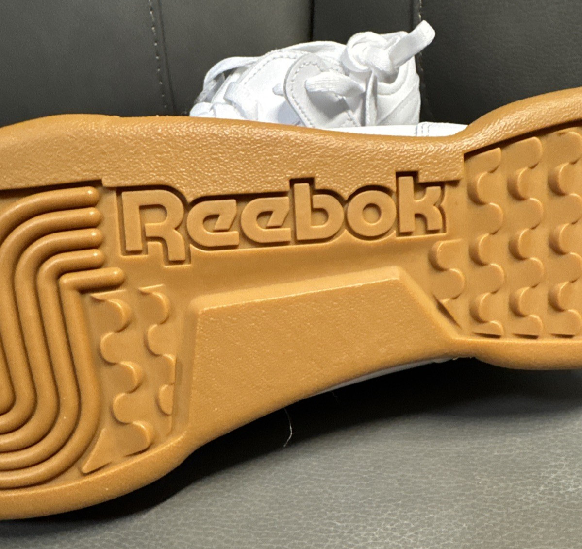 Reebok Workout Plus Training White/Gum Men’s Shoes CN 2126 US 7.5 NWT