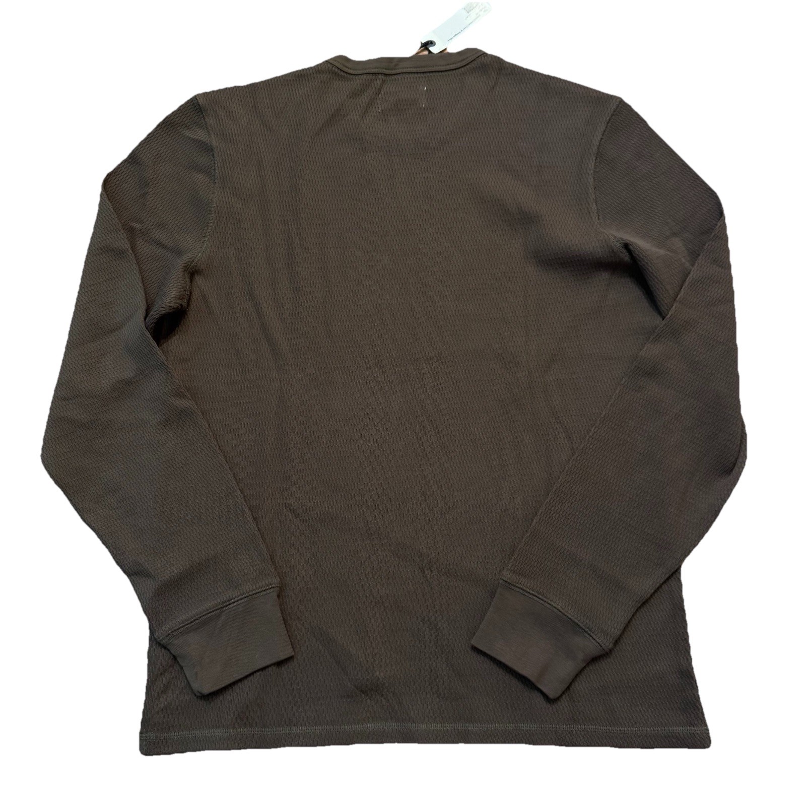 Taylor Stitch The Organic Cotton Crew in Fatigue Olive Waffle 42 Large New