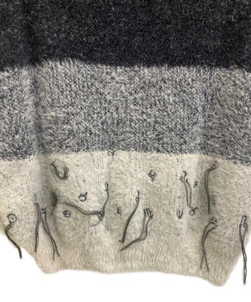 Remneh by rurumu Knit Set Up Black White Sleeveless Top Free Women