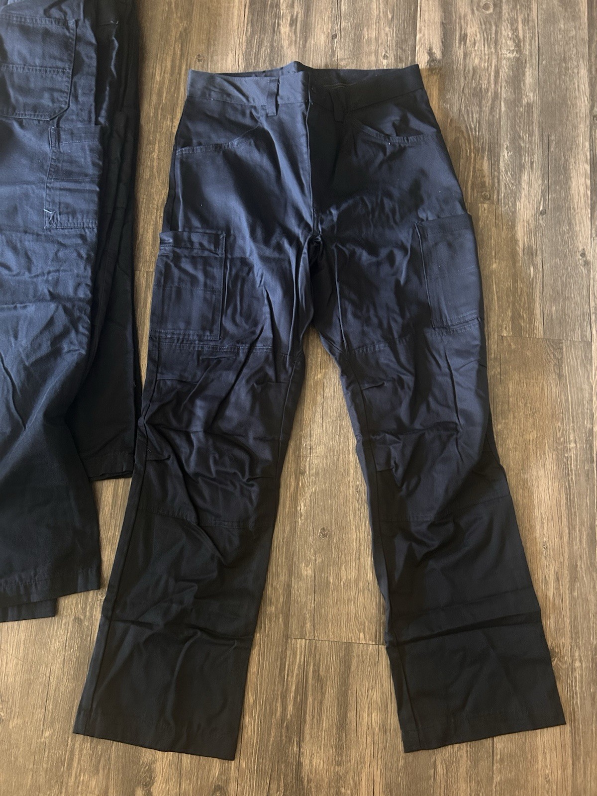 Lot of 4 – IMAGE SOLUTIONS Work Pants Men’s Size 34×32 Navy Uniform Cargo