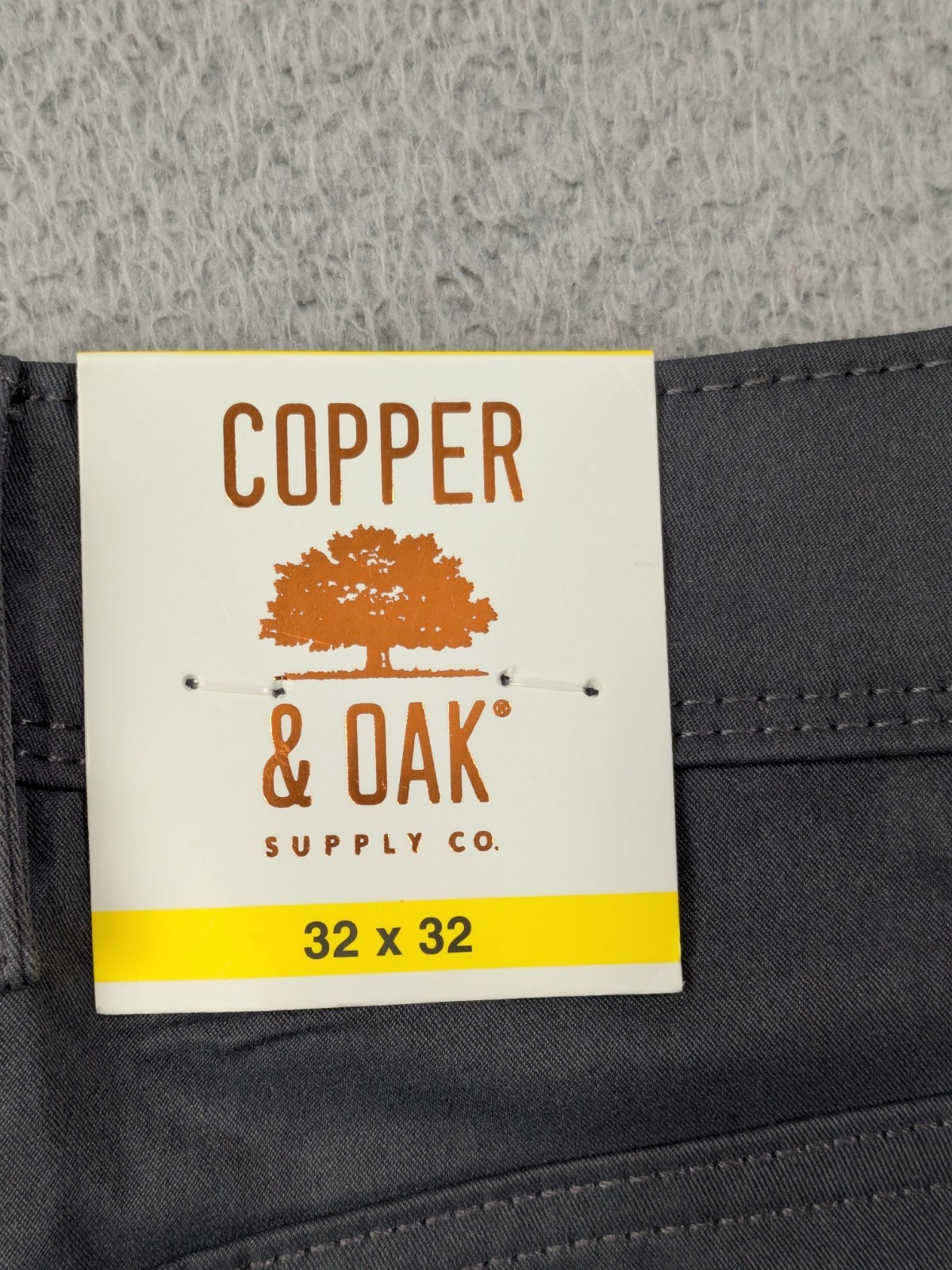 Copper and Oak Supply Co Pants Mens 32×32 Gray Tech Cargo Pocket Utility