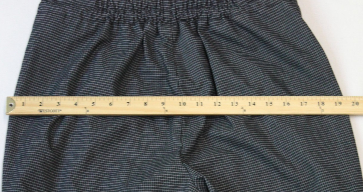 Forever 21 Los Angeles Jogger Pants Women’s Size L Gray Check Drawstring Stretch