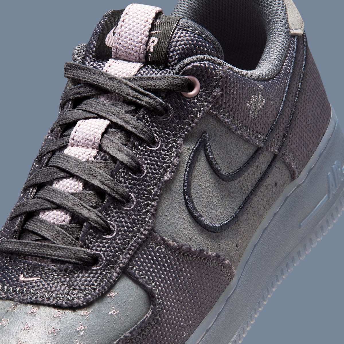 Nike Air Force 1 ’07 Low Anthracite Iron Grey Violet Ore IQ0614-060 sz 11.5 Men