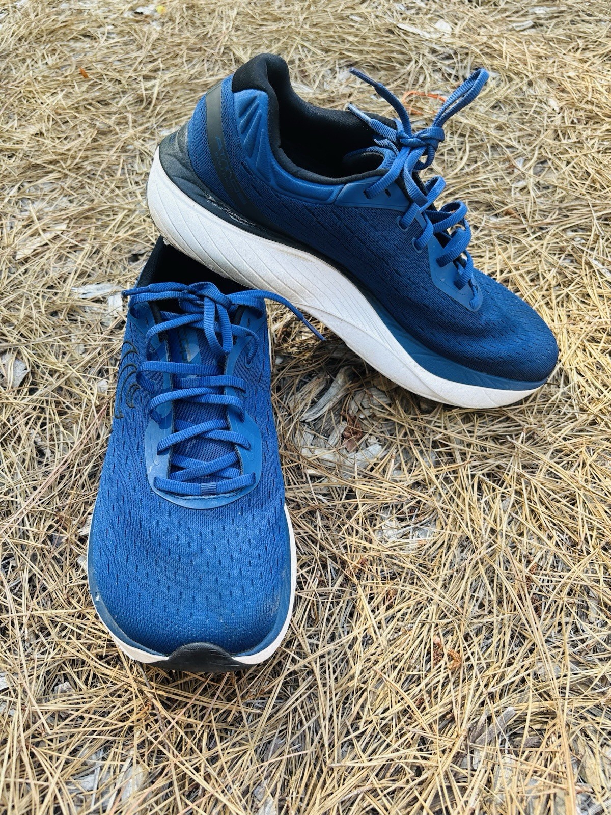 Topo Athletic Atmos Men’s Size 11 ‘Navy/White’ Running Shoes 5MM Drop