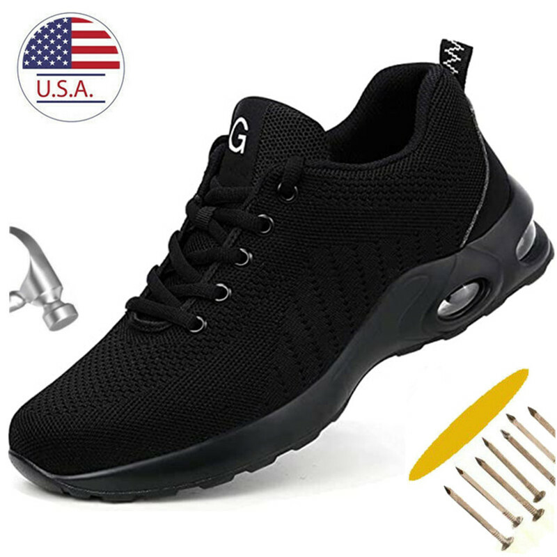 Men’s Sneakers Work shoes Safety Bulletproof Boots Shoes Steel Toe Lightweight