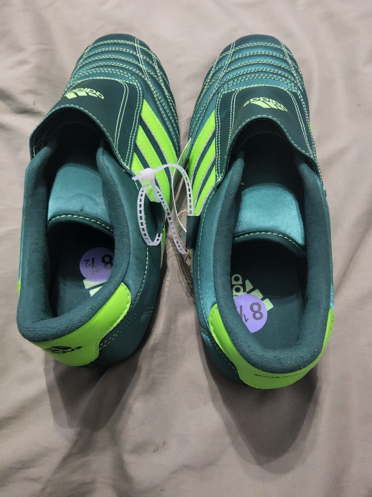 Adidas Originals Taekwondo JQ8210 Green Women Size 8.5