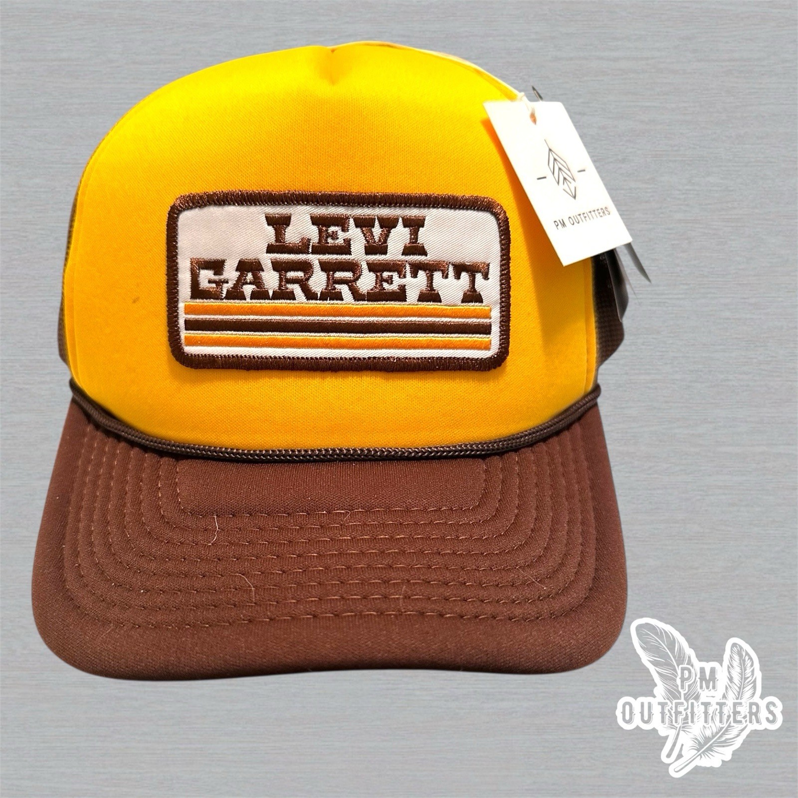 Vintage Levi Garrett Tobacco Patch on a Decky Foam Front Rope Trucker Hat