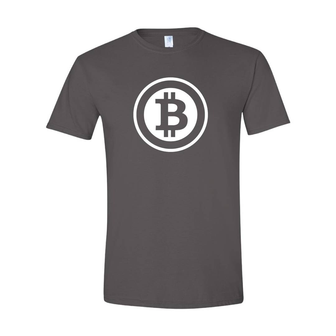Bitcoin Logo Crypto Symbol Tshirt Cryptocurrency Tee Print DTF T-Shirt S/5XL