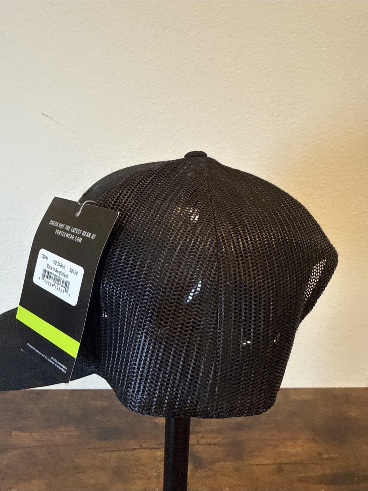Vortex Brown Black Snapback Hat New with Tags One Size