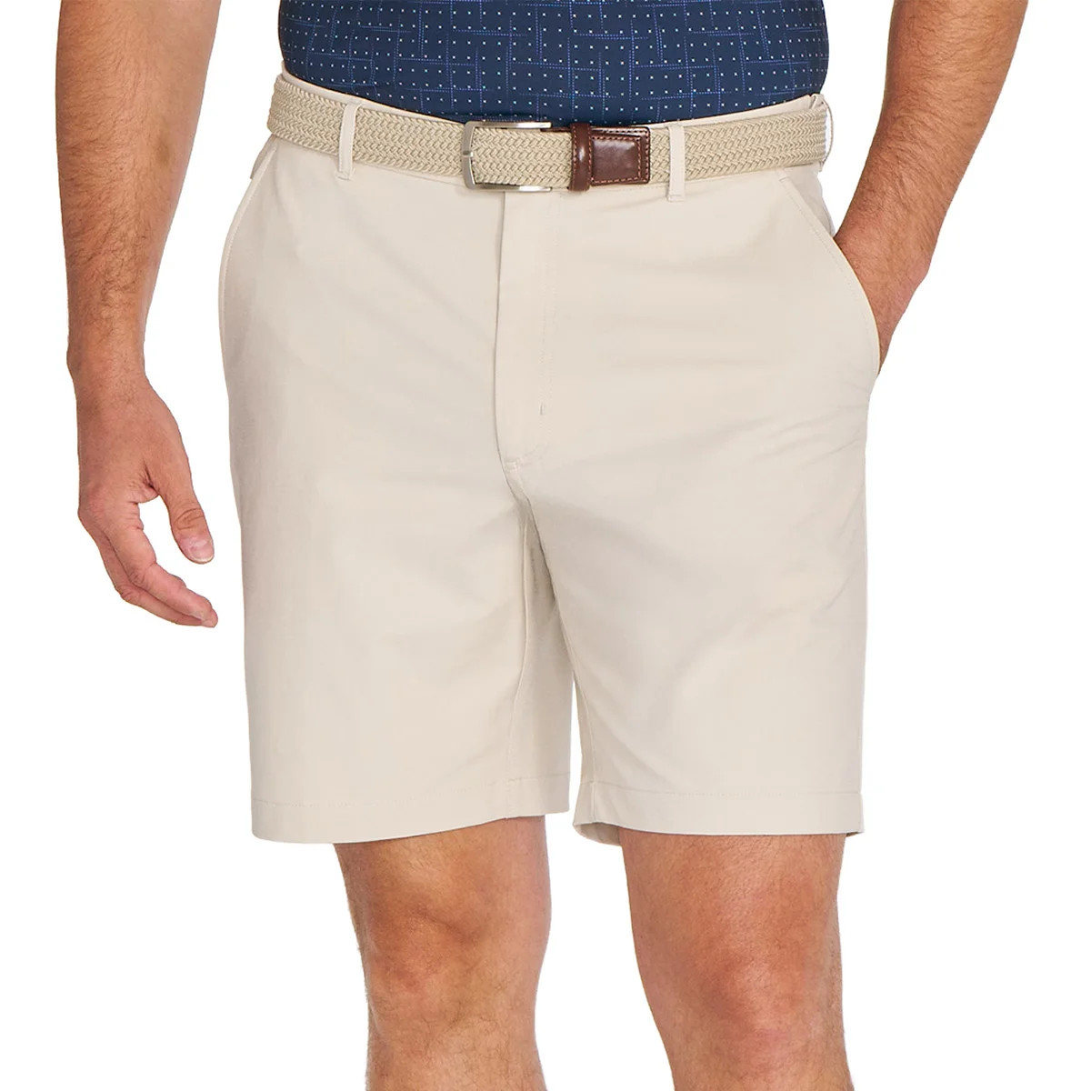 Greg Norman Men’s Golf Shorts Performance Stretch Zip Pocket New Sizes 30-42