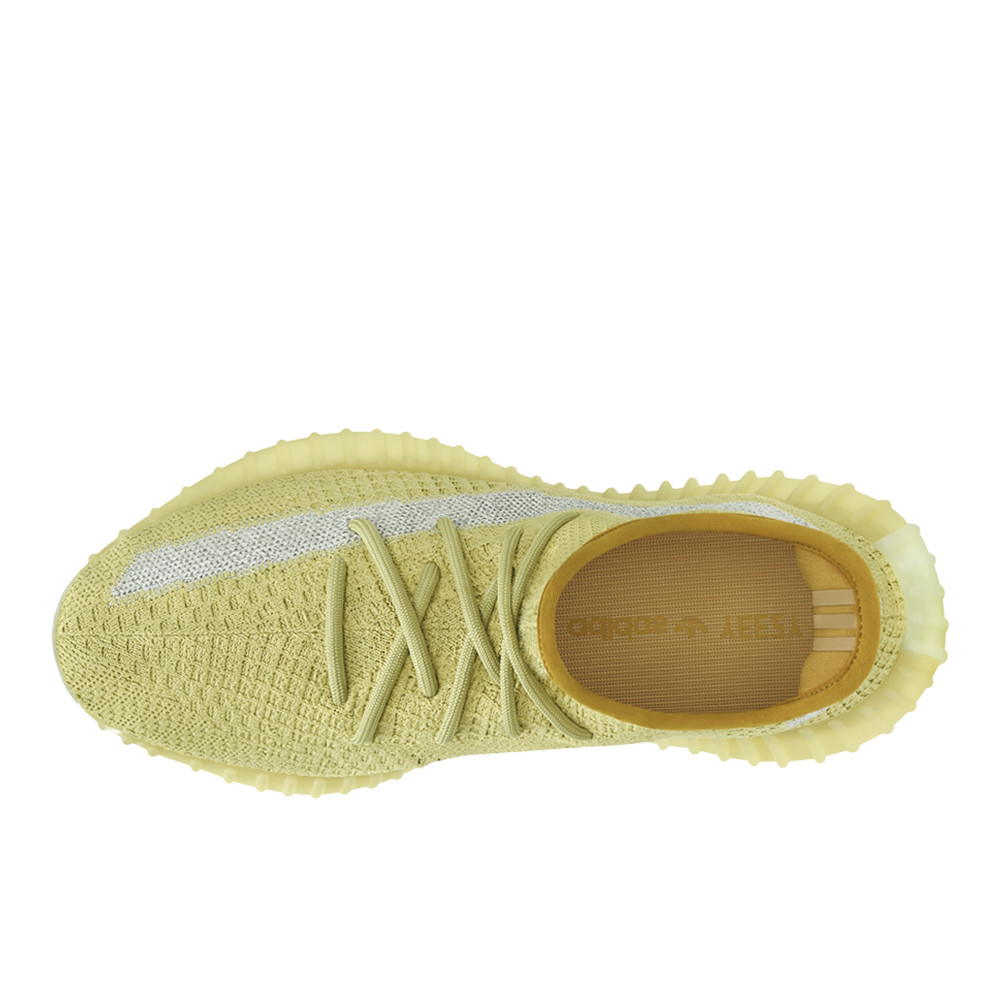 adidas Yeezy Boost 350 V2 Lace Up Mens Yellow Sneakers Casual Shoes FX9034