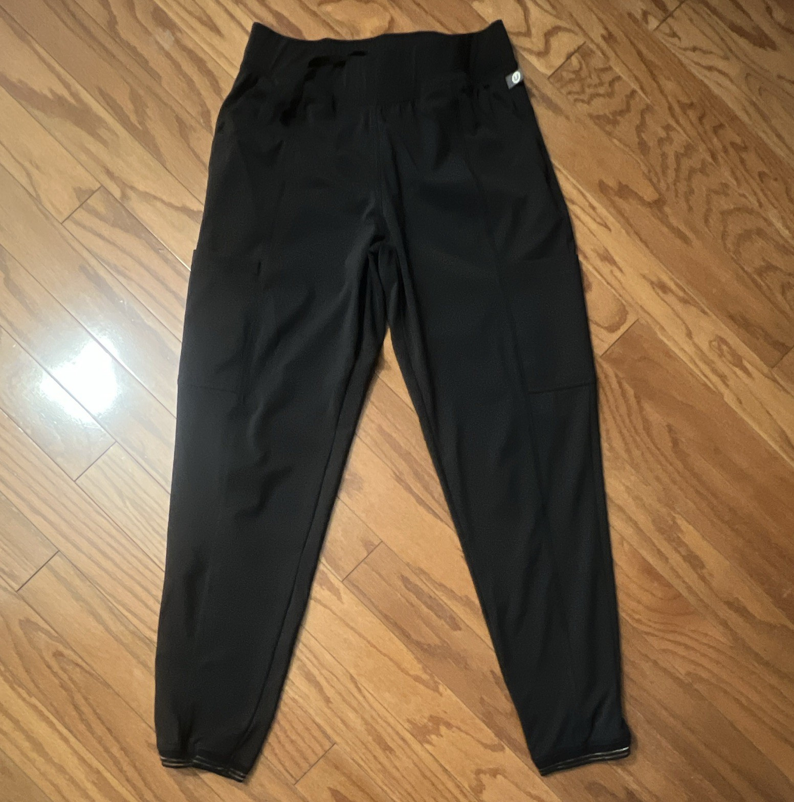 Urbane Impulse Contemporary Fit Scrub Pants Black Solid Medical Size M