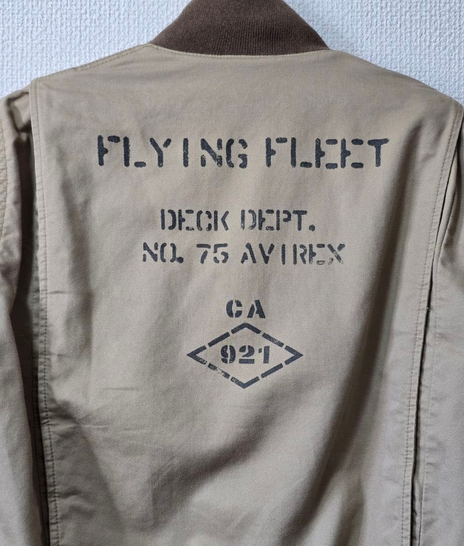 AVIREX Tankers Flying Tiger military Jacket Blouson Coat Men Size M Genuine