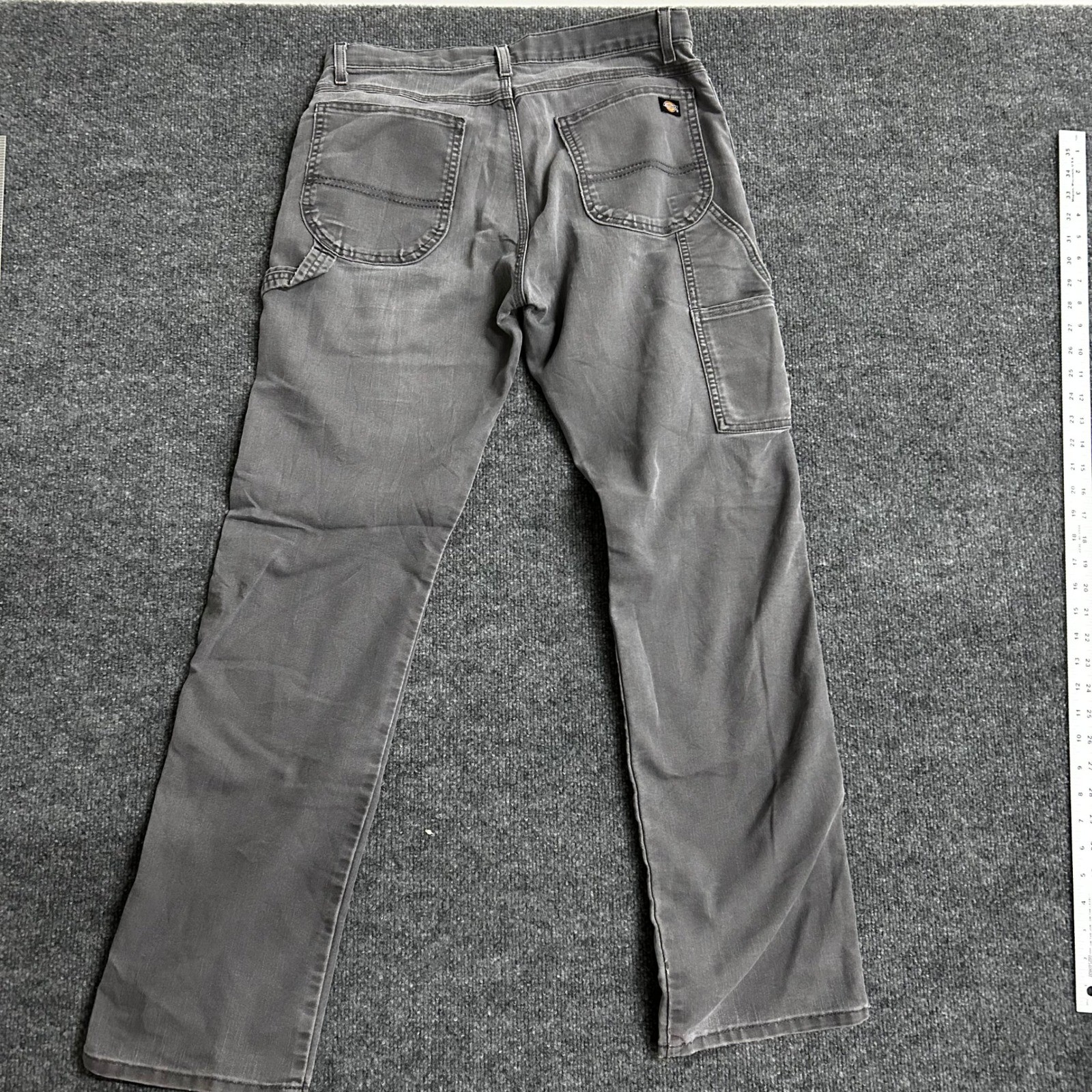 Dickies Carpenter Pants Mens Size 32×34 Gray Flex Regular Fit Utility Workwear