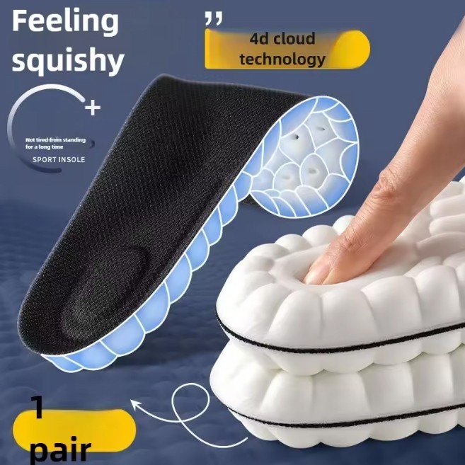 Original Stepprs Comfort Shoe Insoles Steppers Cloud Soles for Men Women US SIZE