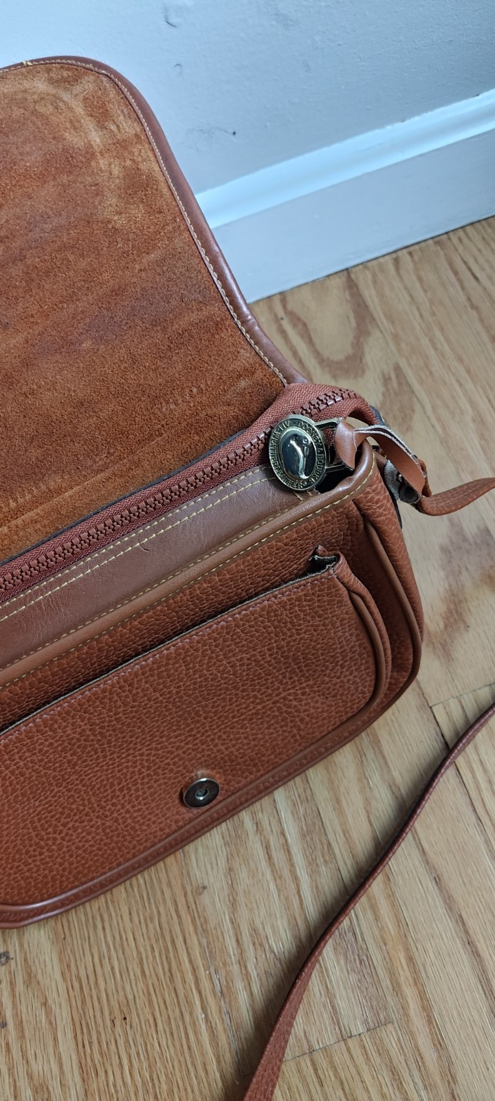 Dooney & Bourke All Weather Leather Duck Bag Color = Brown