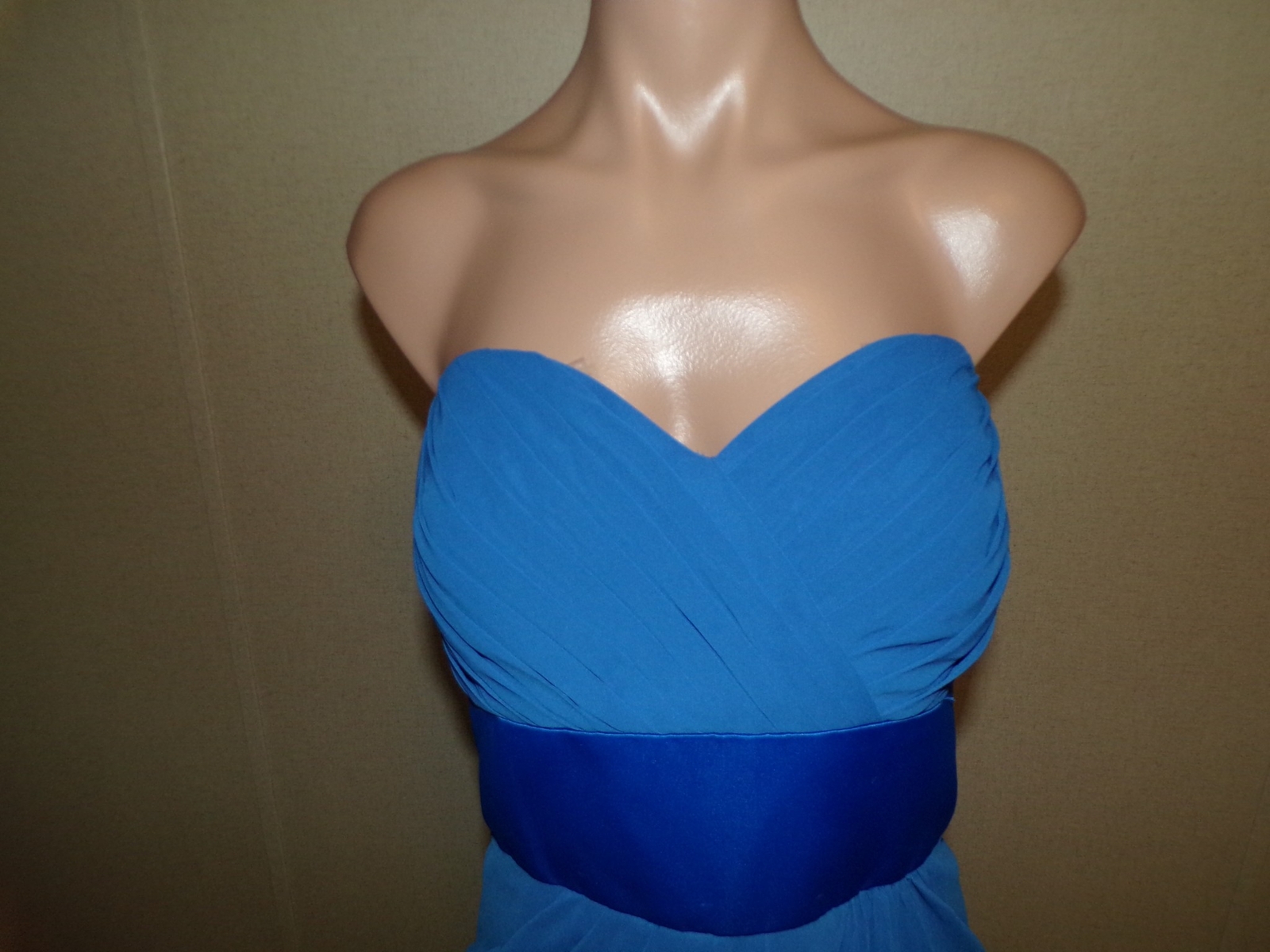 Mori Lee By Madeline Gardner Blue Strapless Dress Size 20 Bridesmaid Prom NWT