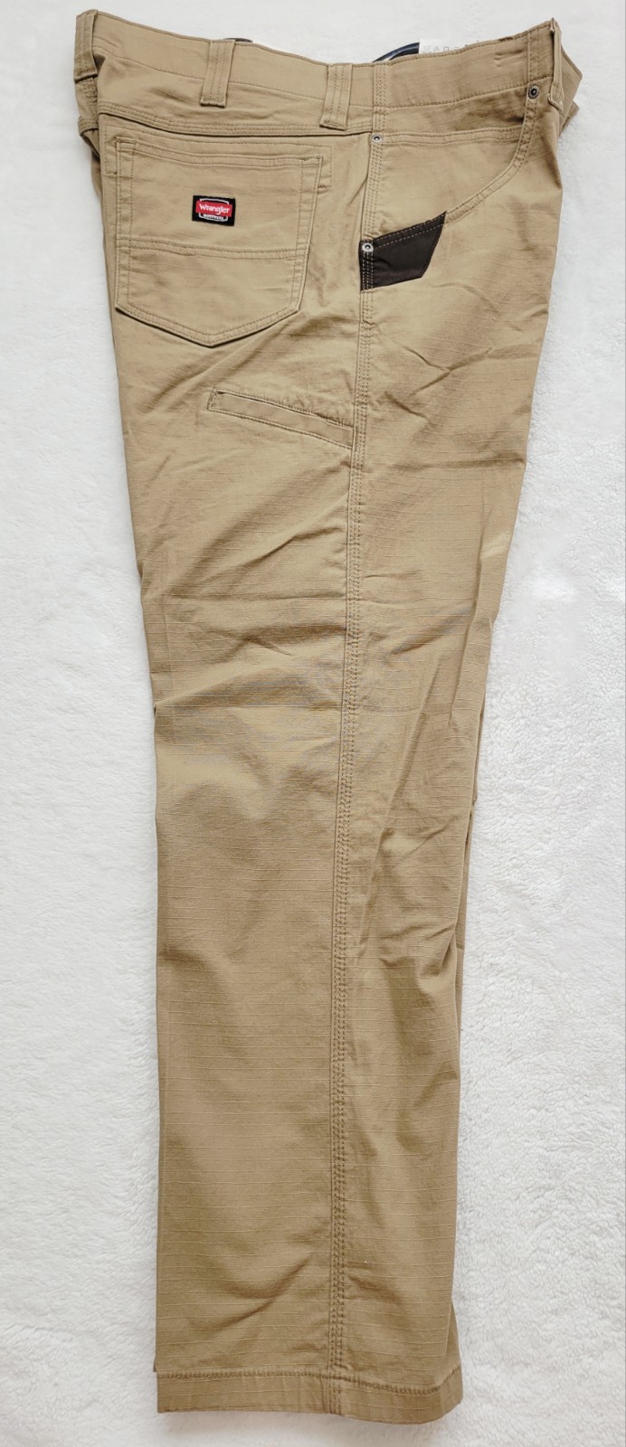 Wrangler Workwear Inspector Ripstop Work Pants Men’s 36×30 Khaki Regular Fit Tan