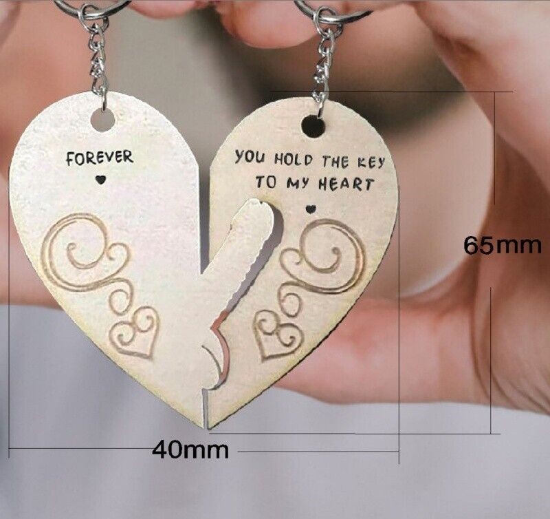 ❤️Couple Gift for Boyfriend and Girlfriend-You Hold The Key To My Heart Keychain