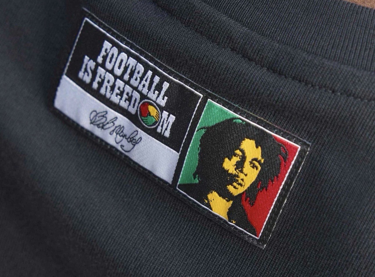 Men’s adidas x Bob Marley Black Jamaica National Team Originals T-Shirt
