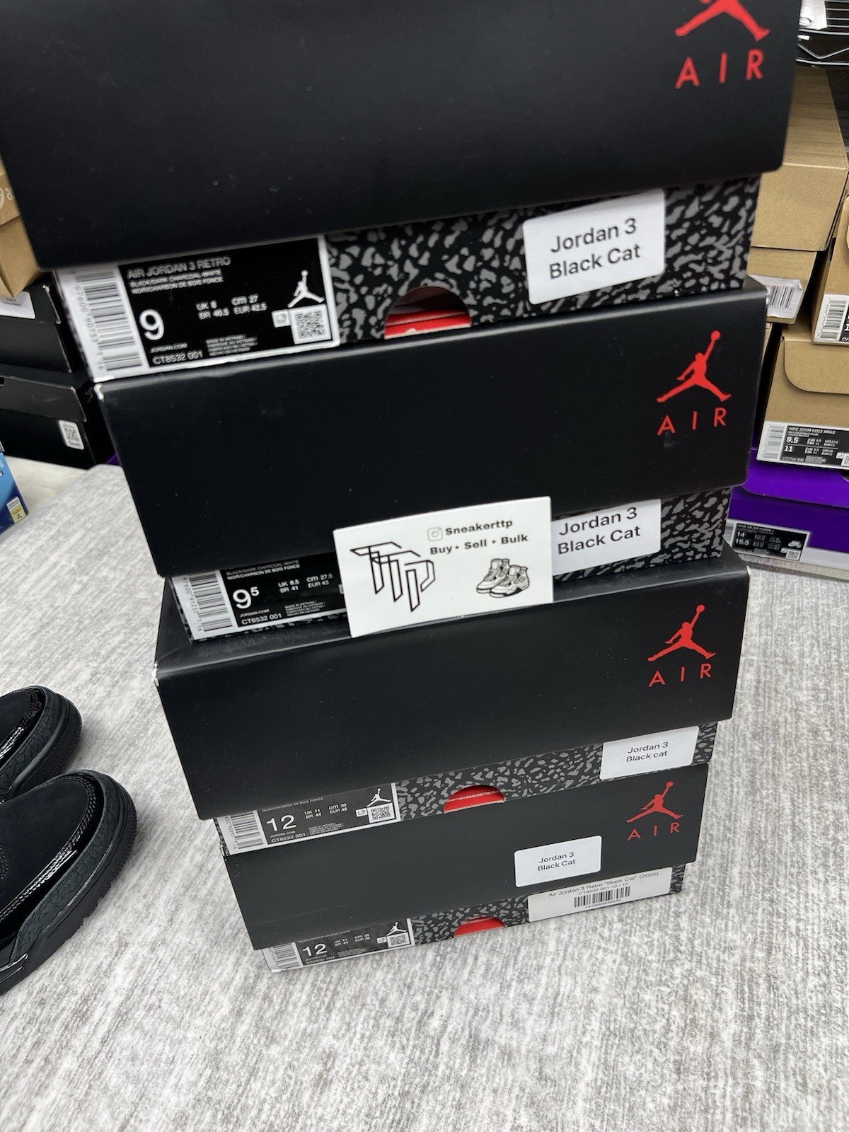 ✅Size 12 – Air Jordan 3 Retro 2025 Black Cat | Brand New | Ready To Ship✅