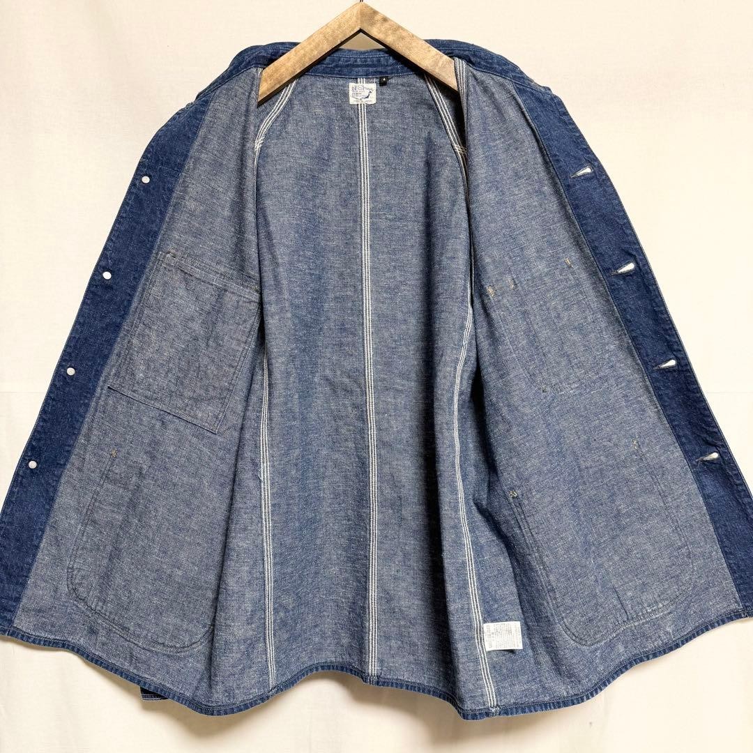 orSlow Or Slow 1950 Denim Jacket Jacket Men’s Made in Japan Size XL(4)
