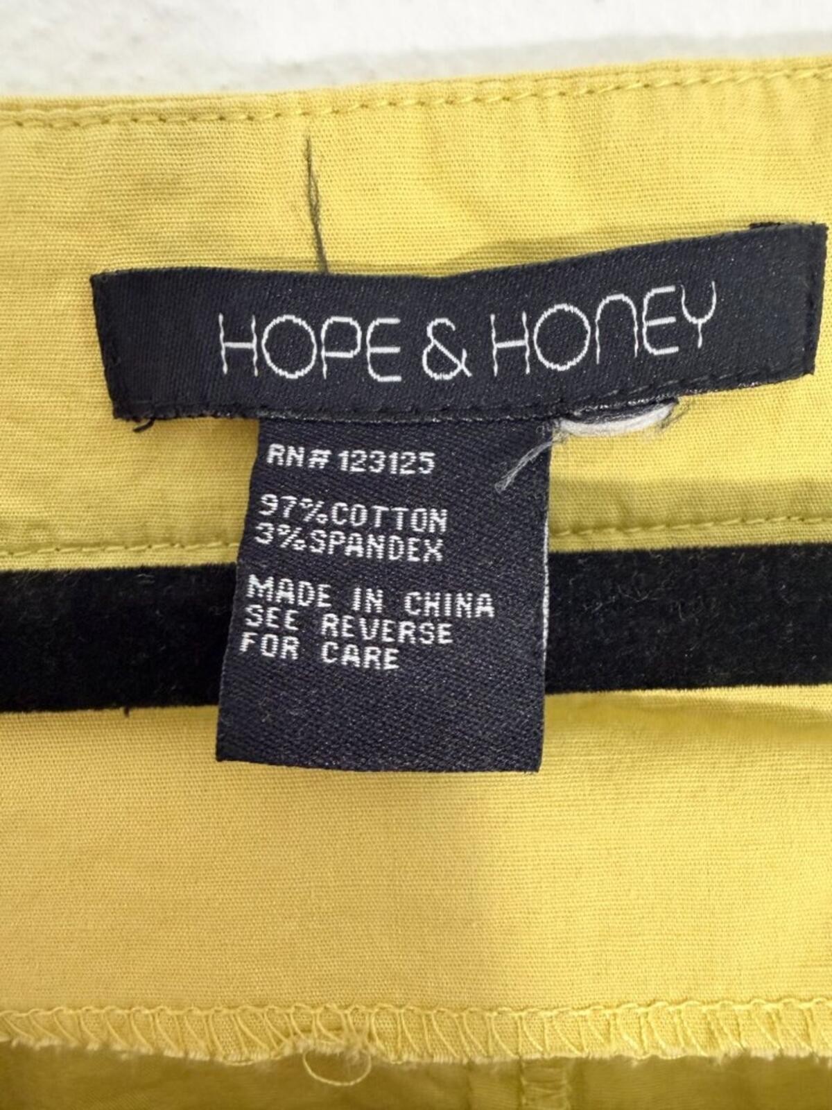 Hope & Honey Yellow Utility Sleeveless Dress Size M Cotton Blend Pocket Dress