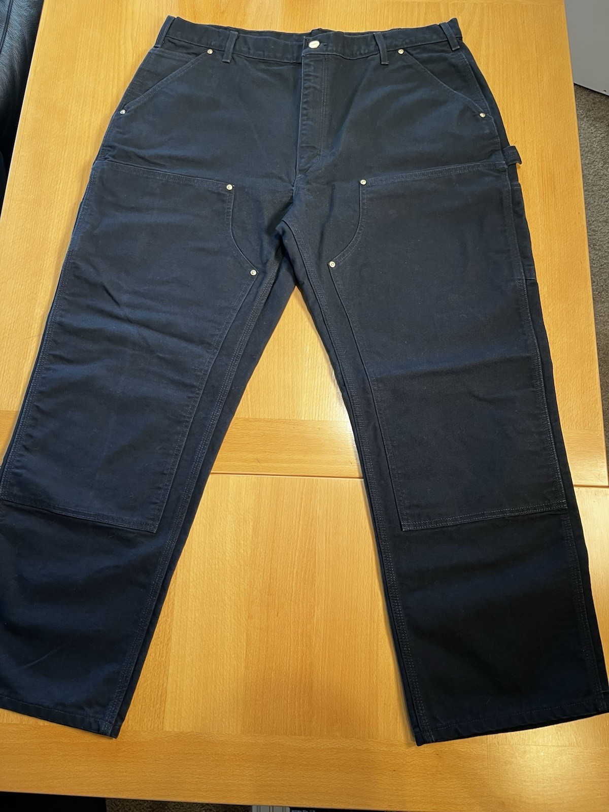 Carhartt B01 BLK Double Knee Work Pants Men’s 40 X 30 Dungaree Vintage Union USA