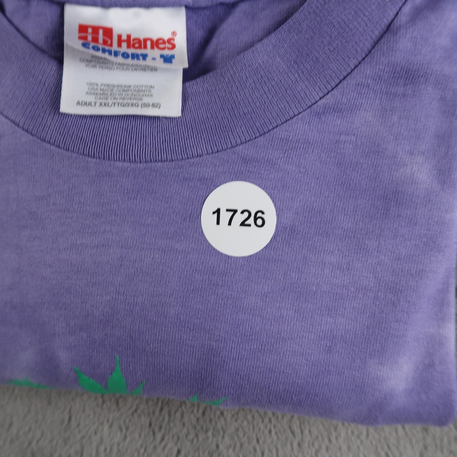 Vintage Y2K 2000s Pot Marijuana Leaf Peace Sign Tie Dye T Shirt Sz 2XL XXL
