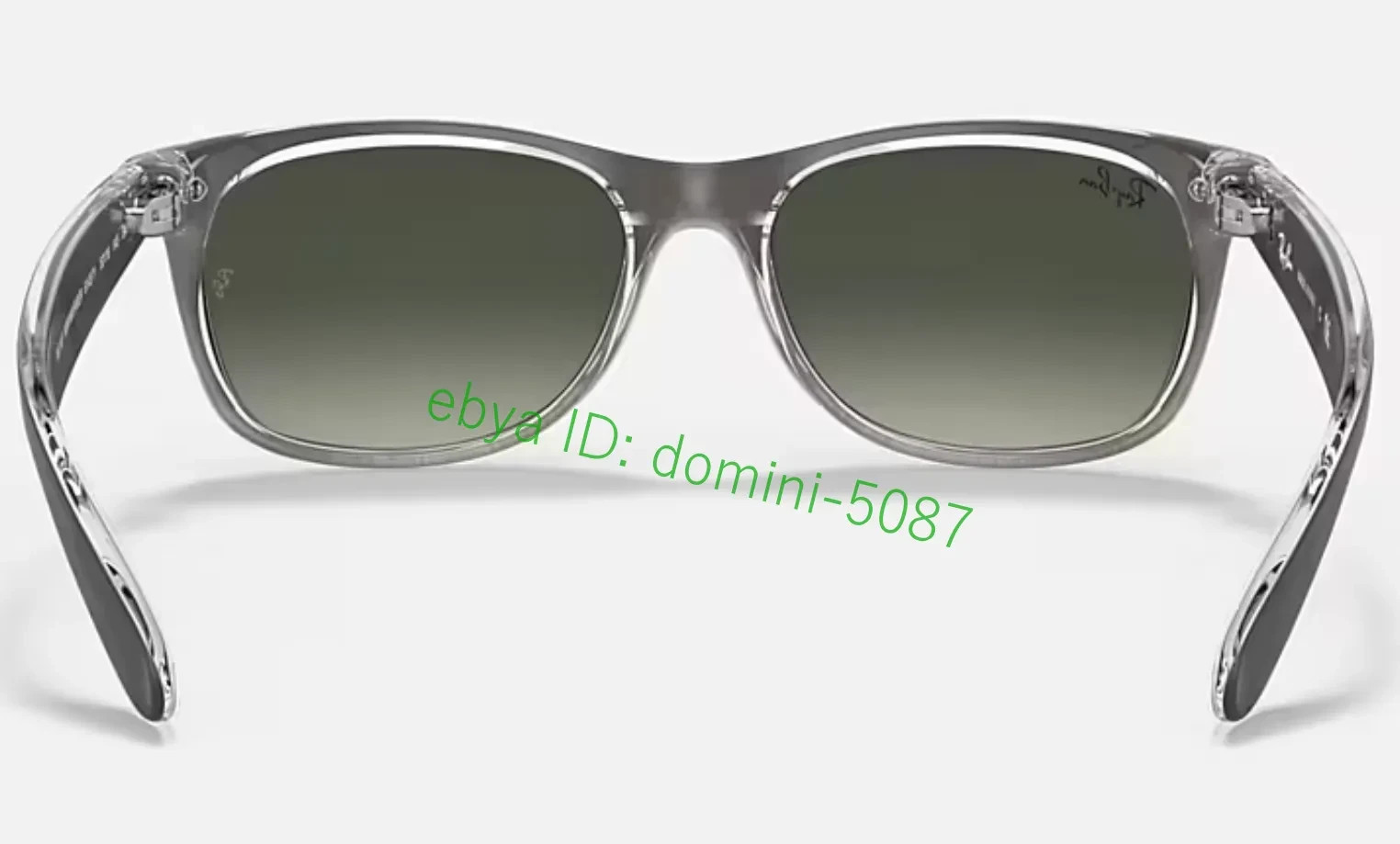 Ray-Ban RB2132 New Wayfarer Classic Sunglasses 55-18 Grey Gradient Lens UV400