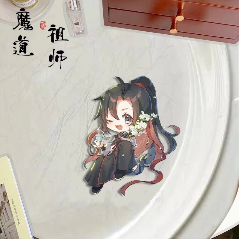 7pcs Anime Mo Dao Zu Shi Wei Wuxian Lan Wangji Jiang Cheng Brooch Pin Badge Gift