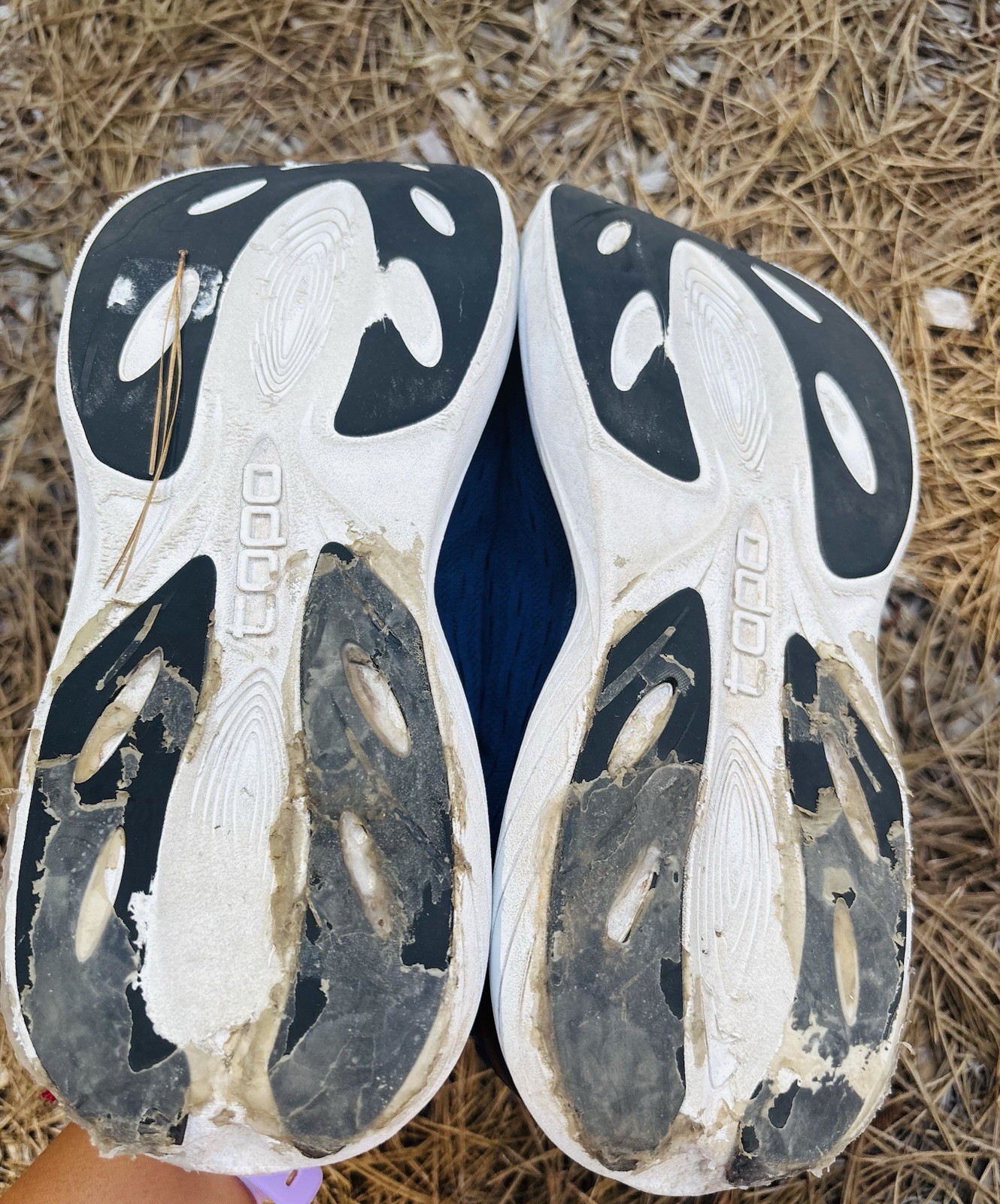 Topo Athletic Atmos Men’s Size 11 ‘Navy/White’ Running Shoes 5MM Drop