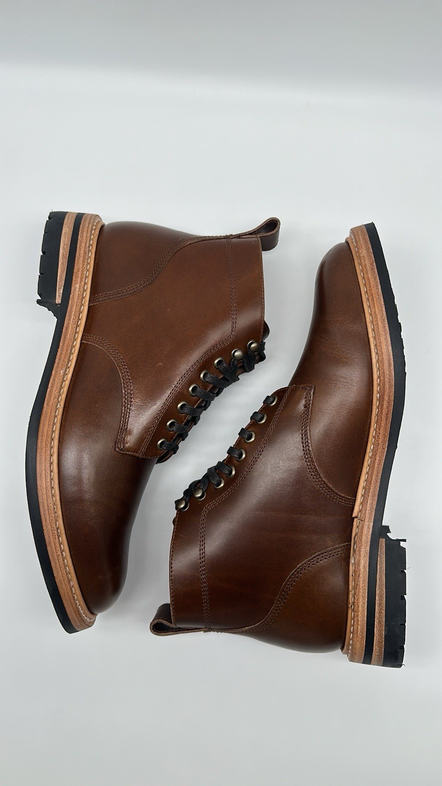 Taylor Stitch Trench Boot in Whiskey Leather Men’s Sz 9.5 D Limited Edition NEW