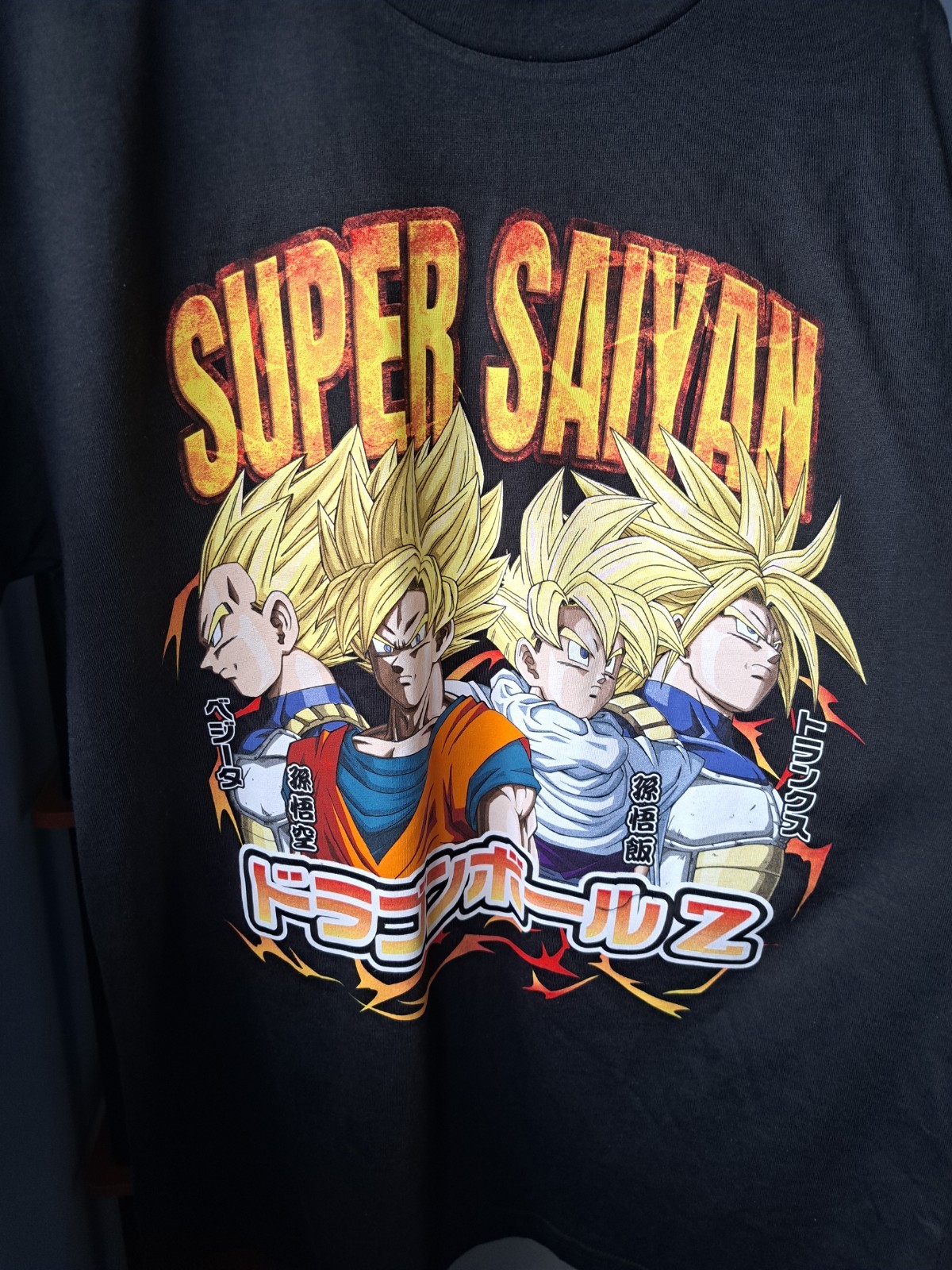 Dragon ball Z graphic tee Super Saiyans