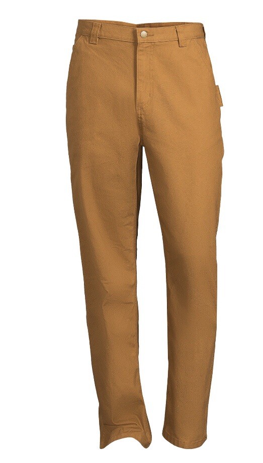 BRAHMA Mens Carpenter Work Pants Size 34×34 Tan 99% Cotton 1% Spandex New