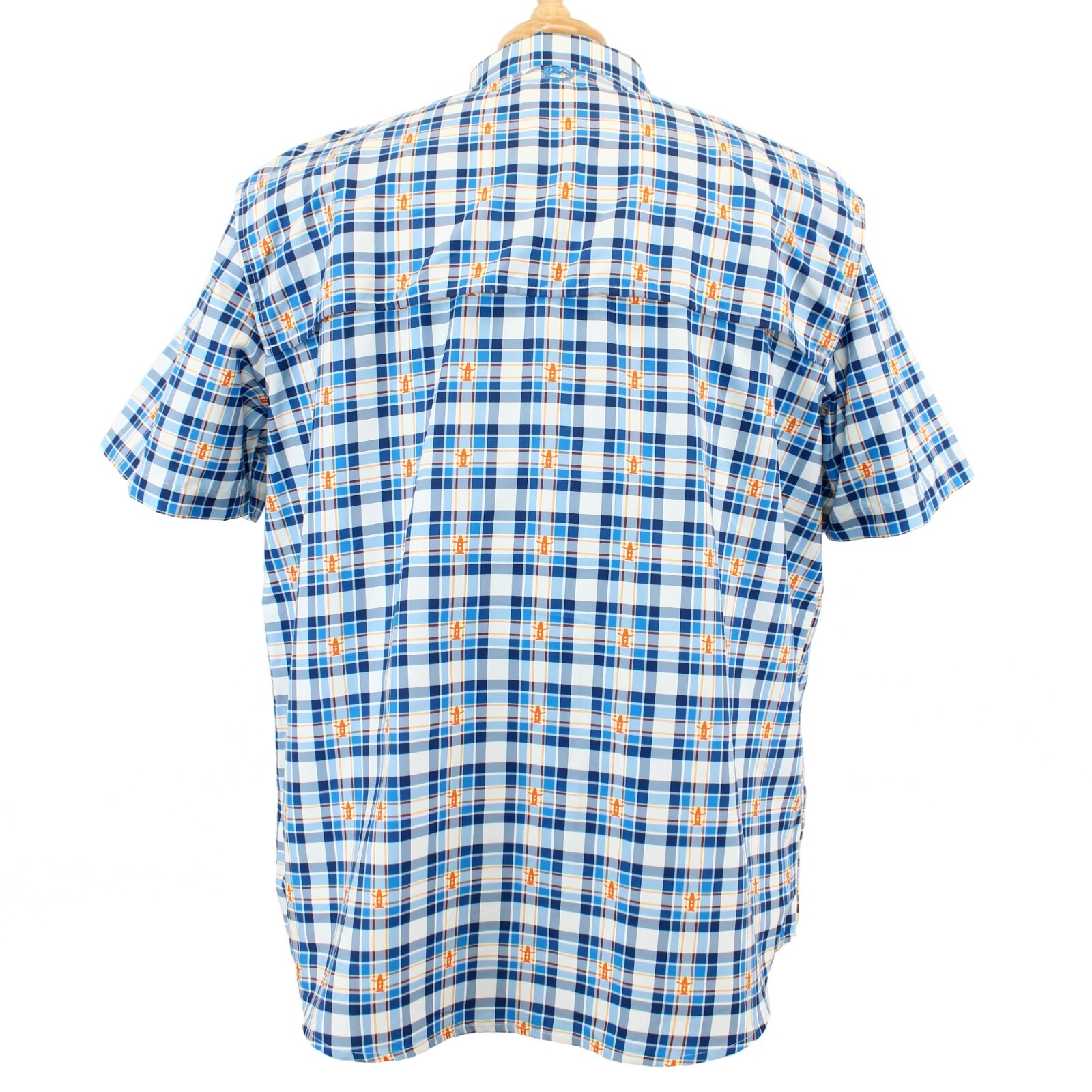 Magellan Men’s Shirt Houston Livestock Prints, Relaxed Short Sleeve Button Down