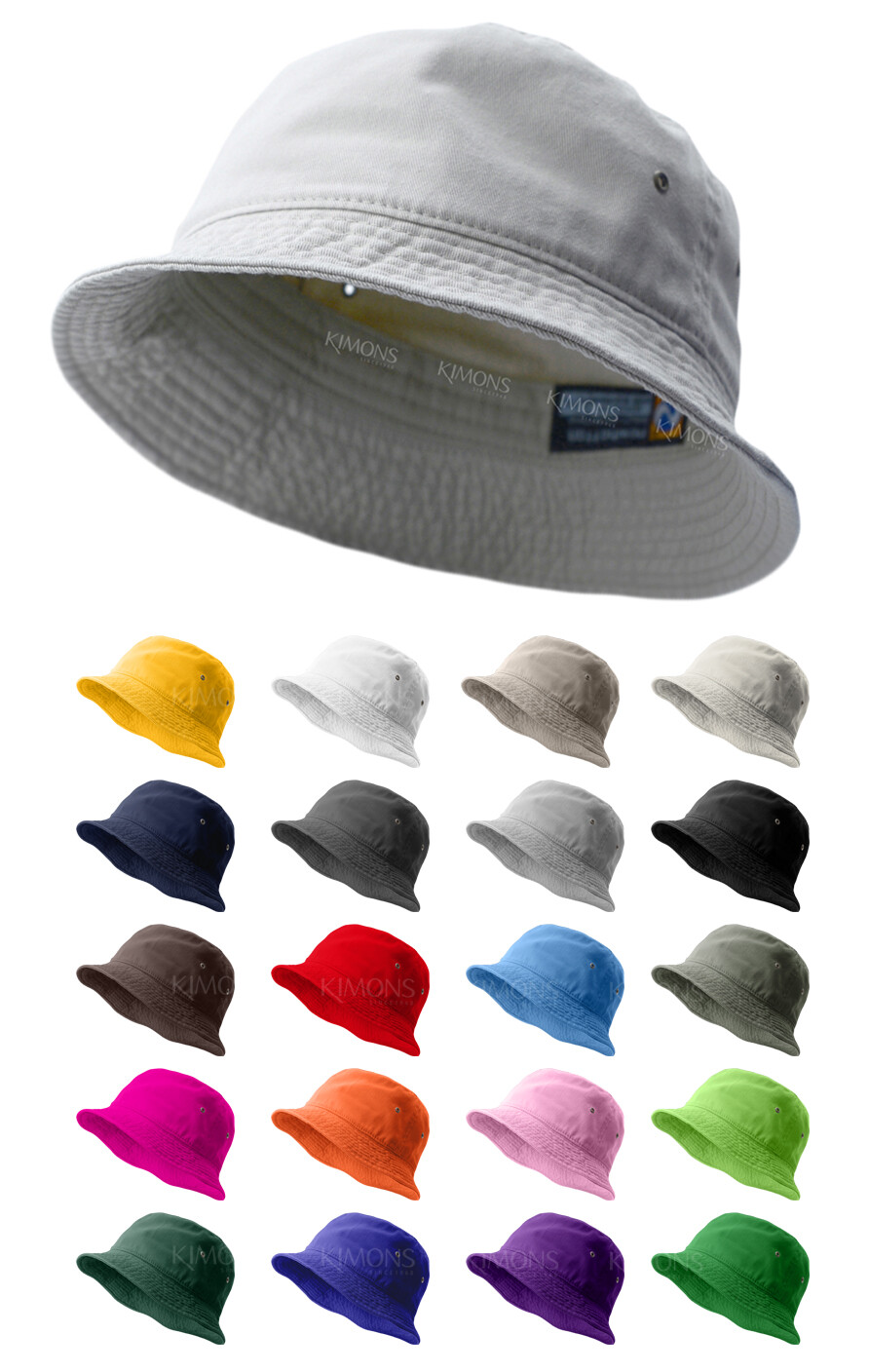 Bucket Hat Boonie Visor Hunting Fishing Outdoor Summer Cap Unisex 100% Cotton