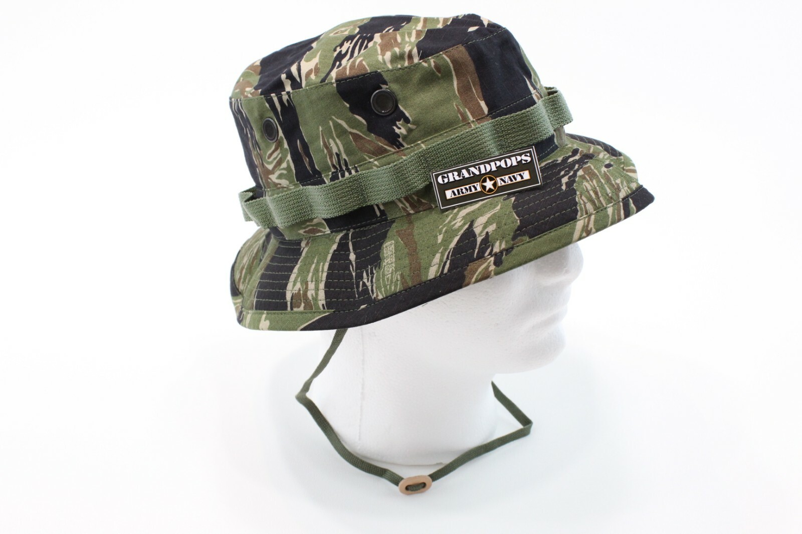 Vietnam Tiger Stripe Rip Stop Jungle Hat Made In USA