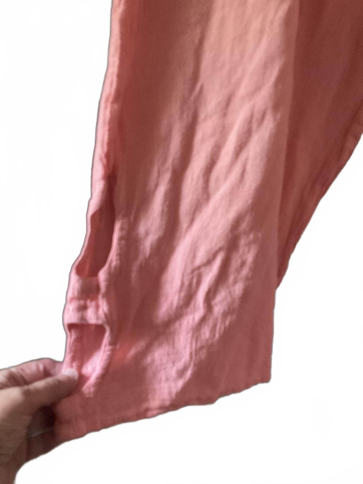 Oh My Gauze! Peach/Pink Lightweight Cotton Top and Pants Set L/XL