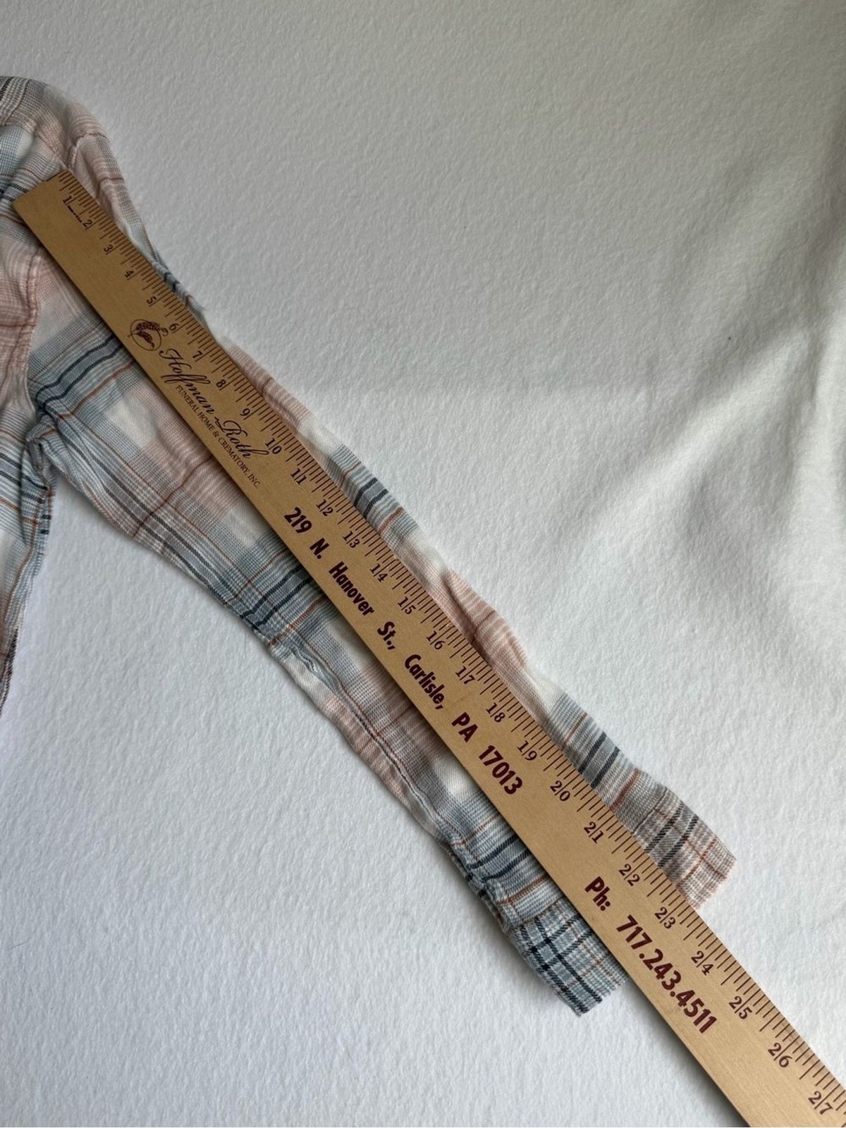 C&C California Plaid Flannel Shirt Large Pink Blue Button Front Pocket